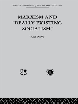 cover image of Marxism and 'Really Existing Socialism'